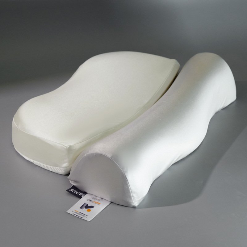 Dual profile memory foam support pillow